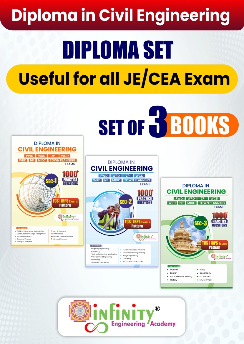 Diploma in Civil Engineering - Diploma Set - Useful for all JE/CEA Exam